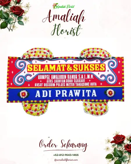 Papan Bunga Ucapan Selamat Kemlayan